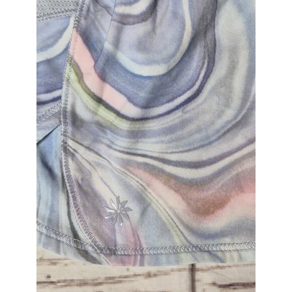 Athleta Girl Sz XL (14) Record Breaker 3” Running Short Blue/Pink Swirl Pattern - Picture 9 of 9